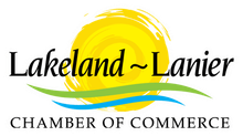 A logo for the lakeland lanier chamber of commerce