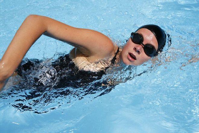 Swimming -  muscle and joint-related pain, sports injuries, and rehabilitation.