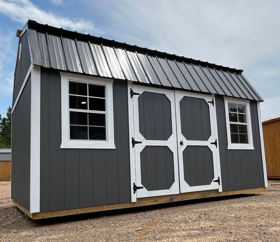 A 3d model of a small house with a porch