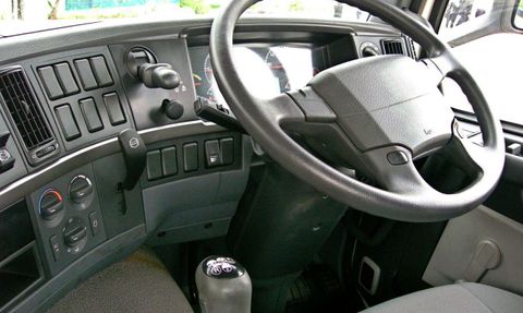 interior of a truck