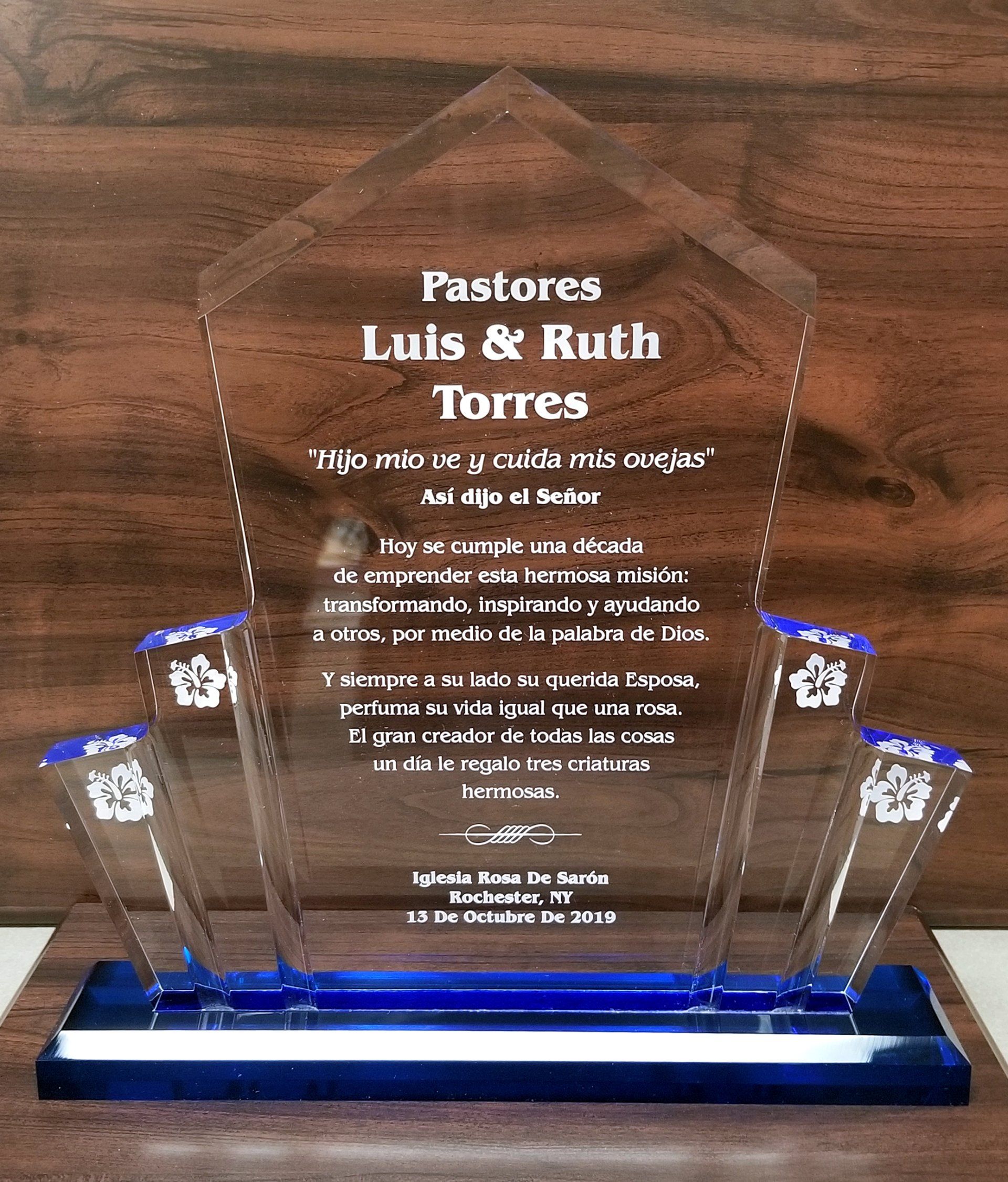 Rosa de Saron Acrylic