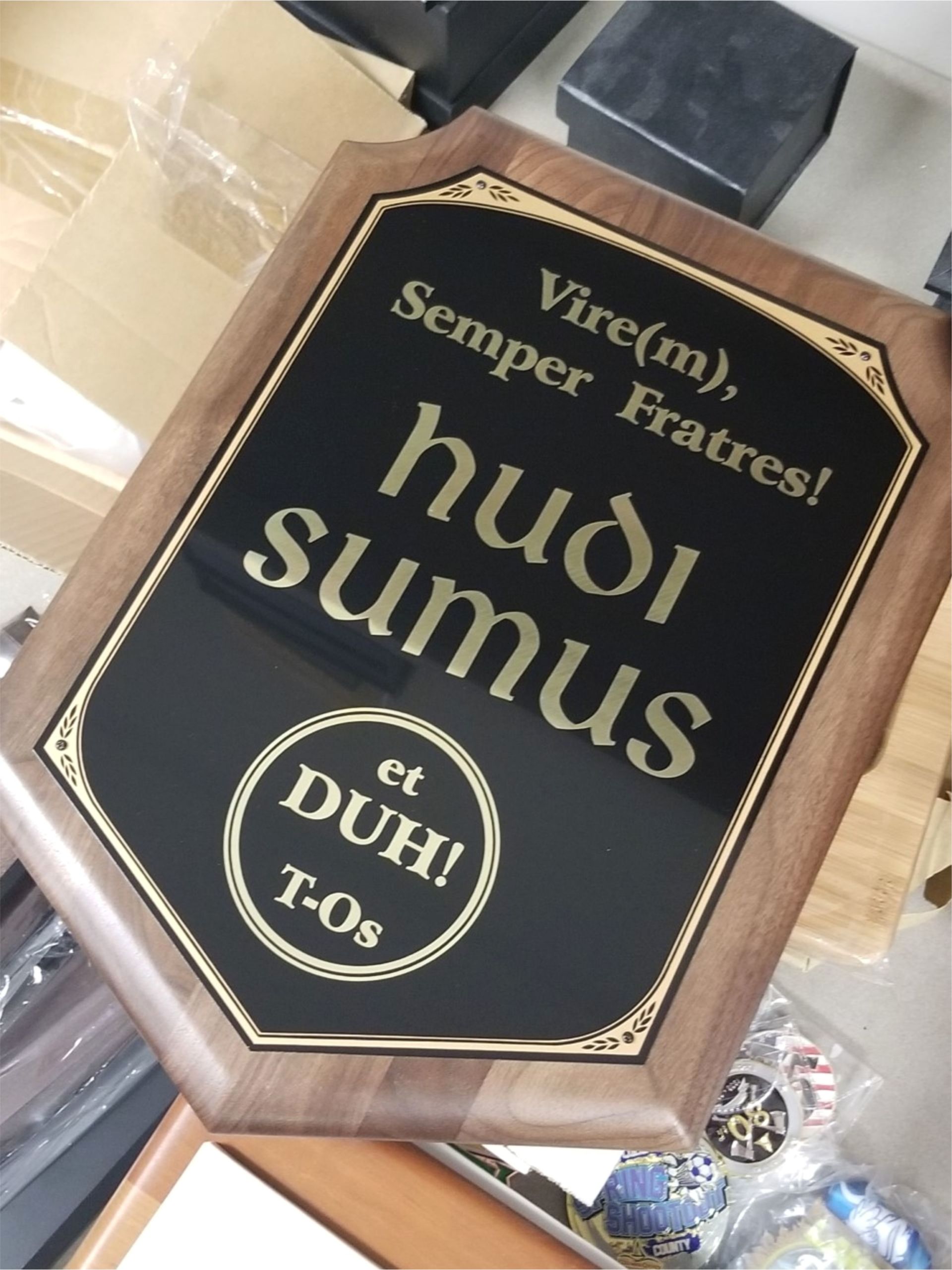 Semper Fratres Plaque