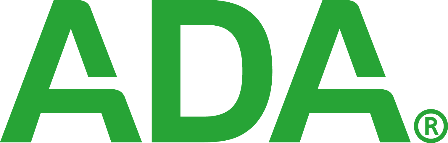 The ada logo is green and white on a white background.