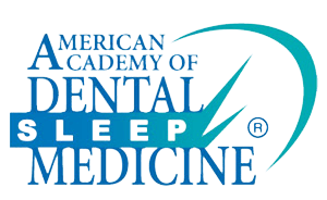 A logo for the american academy of dental sleep medicine