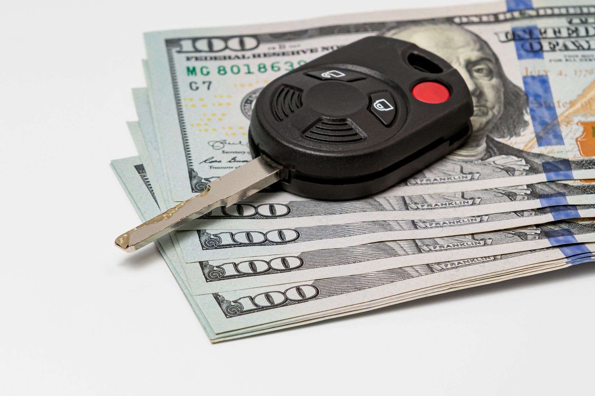 making a down payment on a car