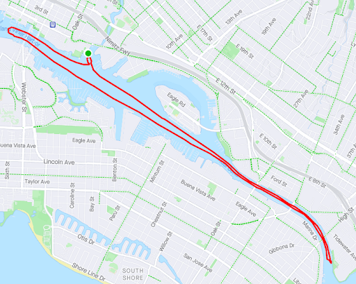 Steering map of the warm up through all three bridges