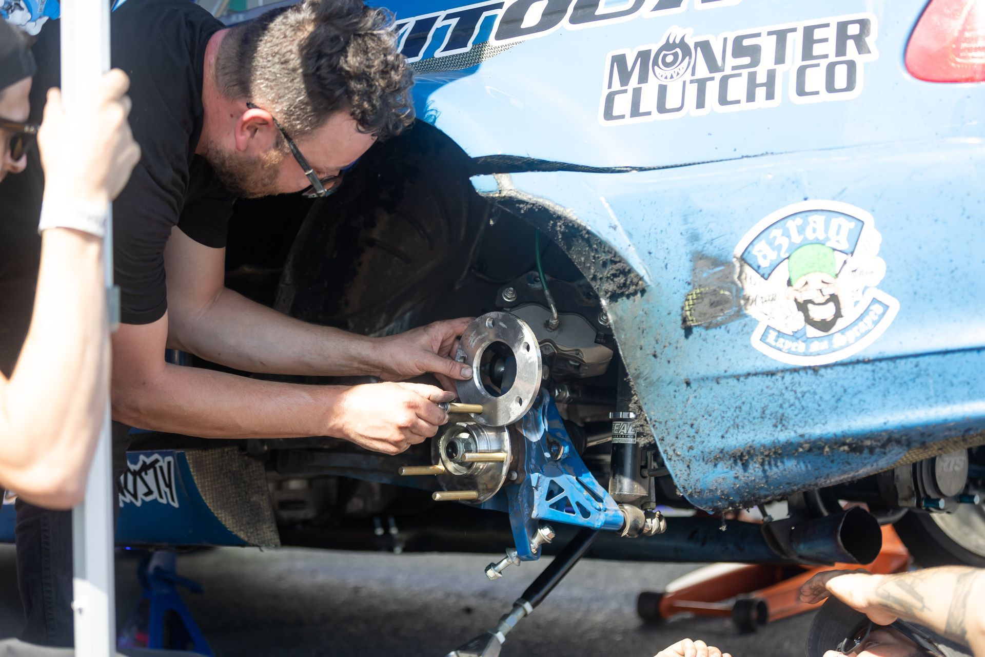 Mike Klamm is working on a monster clutch co car