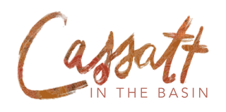 Logo for Cassatt, in brown script, with 