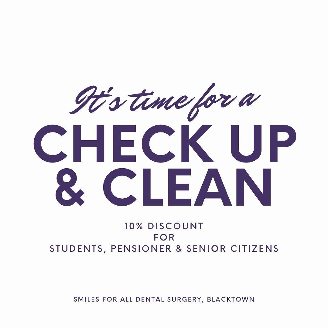 Its time to check up and clean word – Blacktown, NSW – Smiles for All