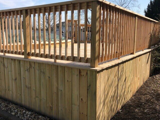After Deck Fences Protection - Restoration in Kankakee, IL