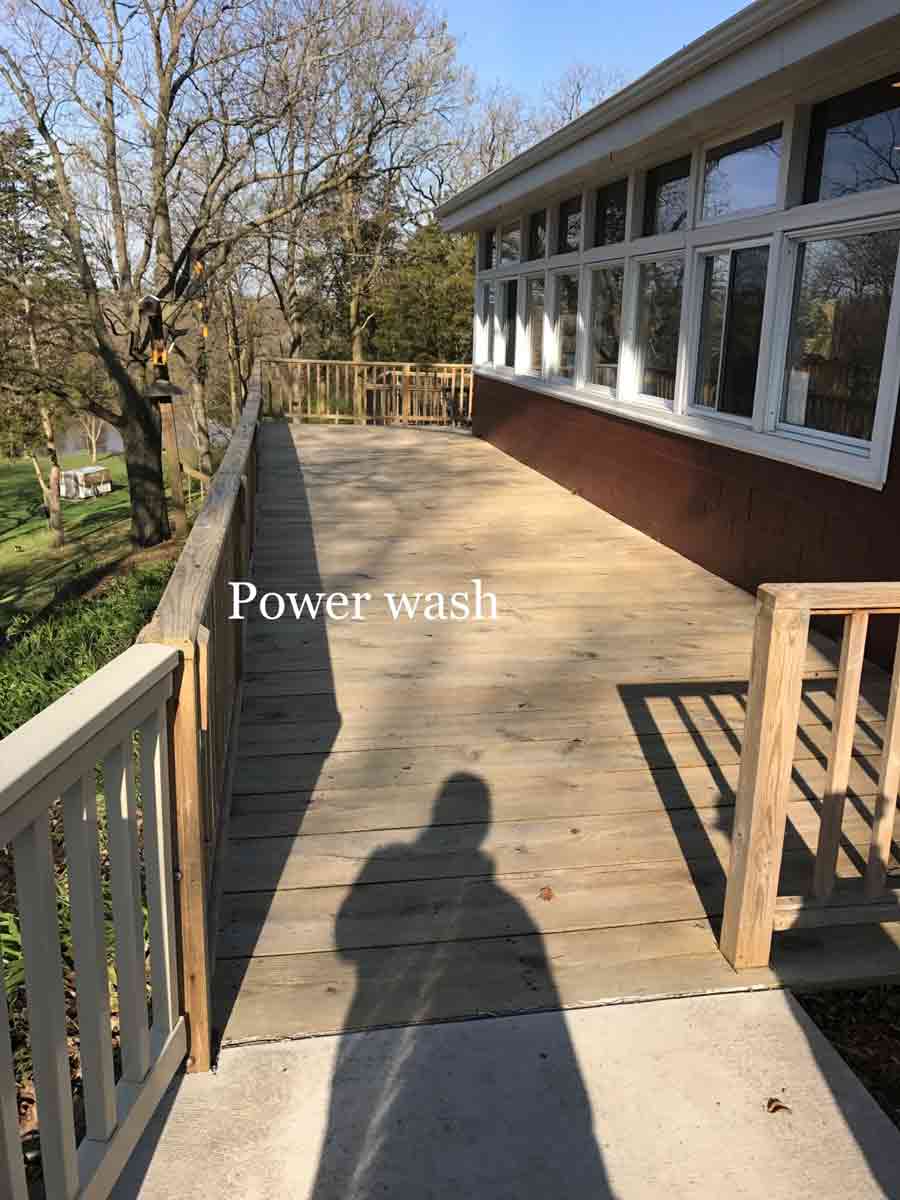After Deck Refinishing - Restoration in Kankakee, IL