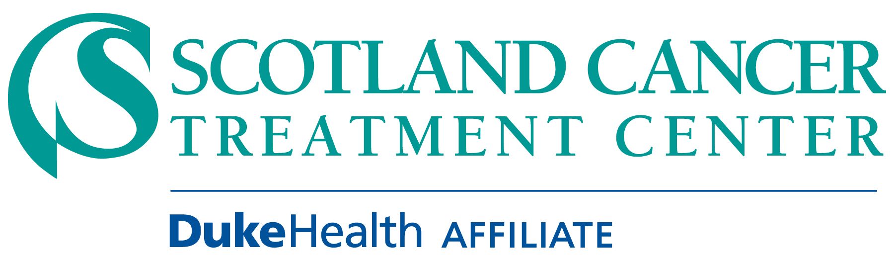 Logo for Scotland Cancer Treatment Center, an affiliate of DukeHealth. Green 