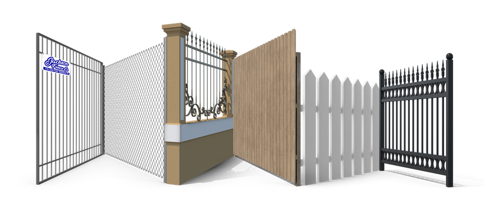 There are many different types of fences and gates.