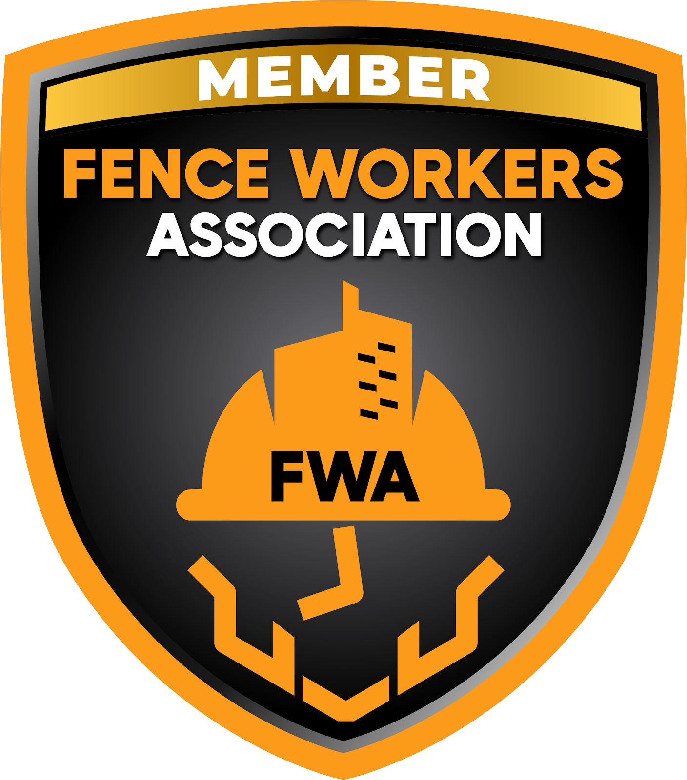 Fence workers association member logo