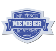 Mr. Fence academy member logo