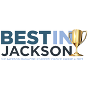 The logo for bestin jackson magazine readers choice award