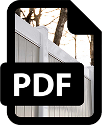 A pdf file with a picture of a fence in the background