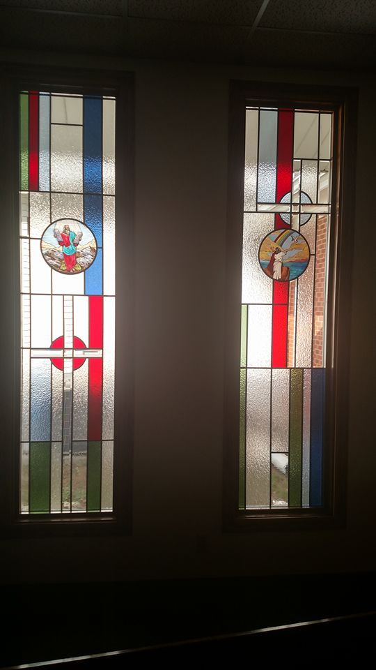 Stained Glass Design In Church — Bettendorf, Iowa — The Glass Blast
