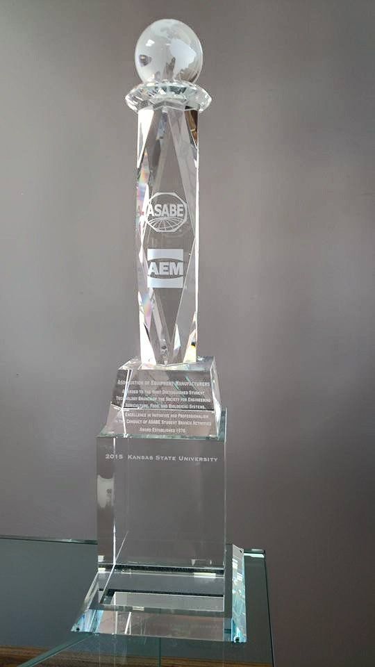 Custom Glass Trophy — Bettendorf, Iowa — The Glass Blast