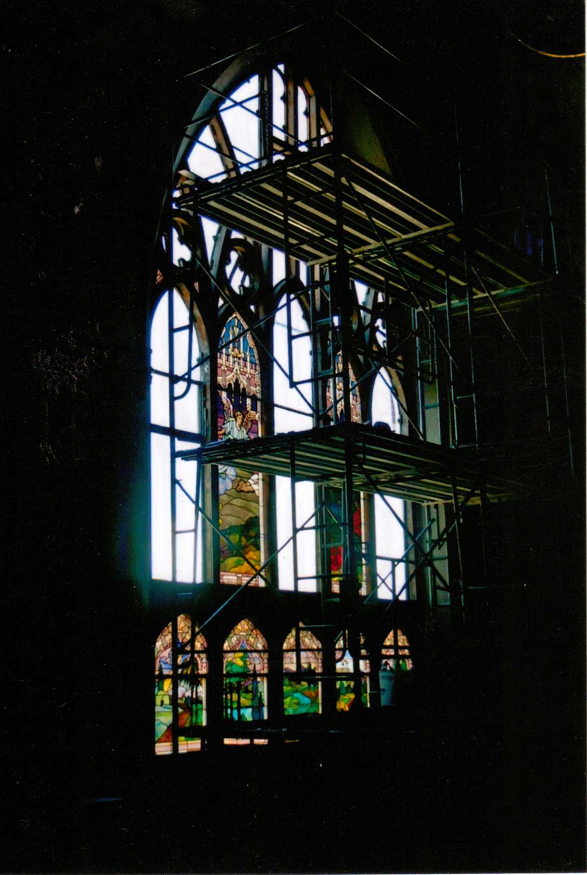 Installing Stained Glass — Bettendorf, Iowa — The Glass Blast