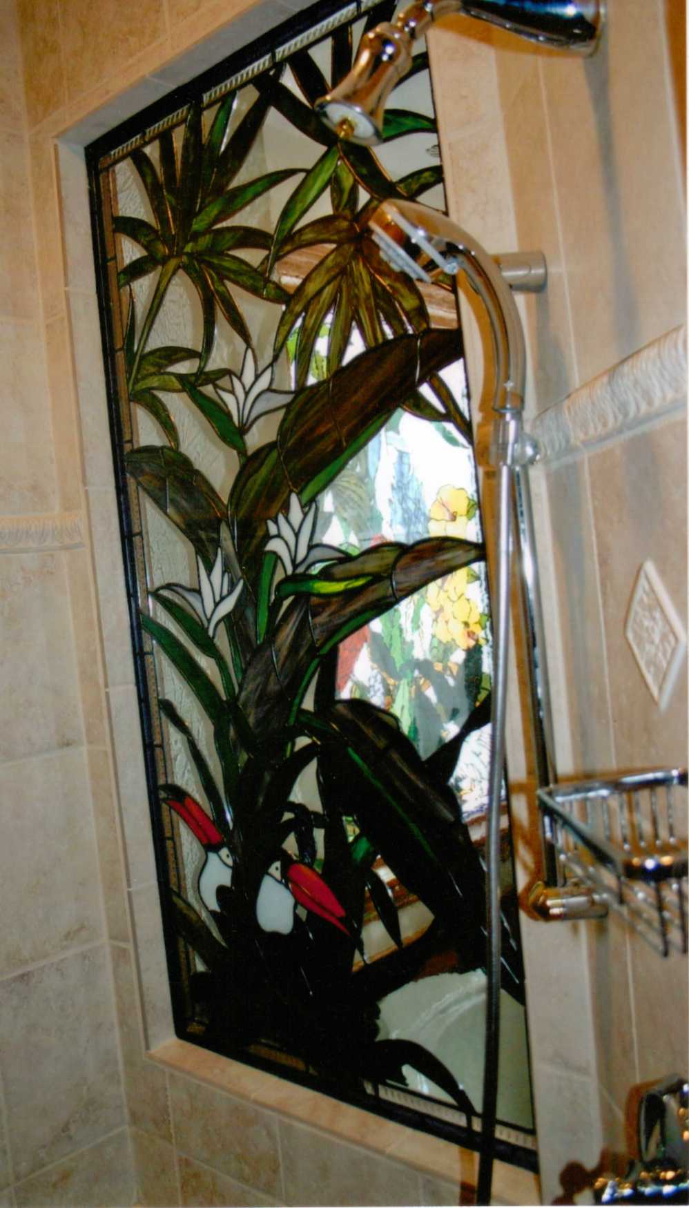 Bathroom Door — Bettendorf, Iowa — The Glass Blast