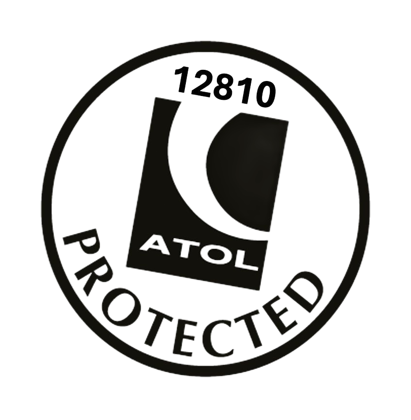 Circular logo with the text