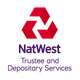 NatWest logo: Red three-part crest above the name 