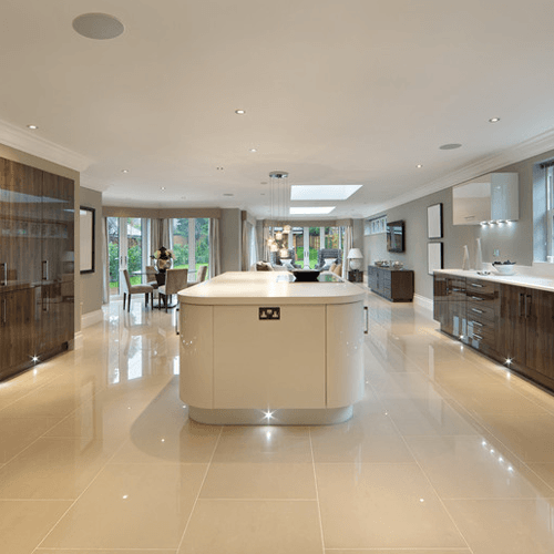 an open and spacious kitchen