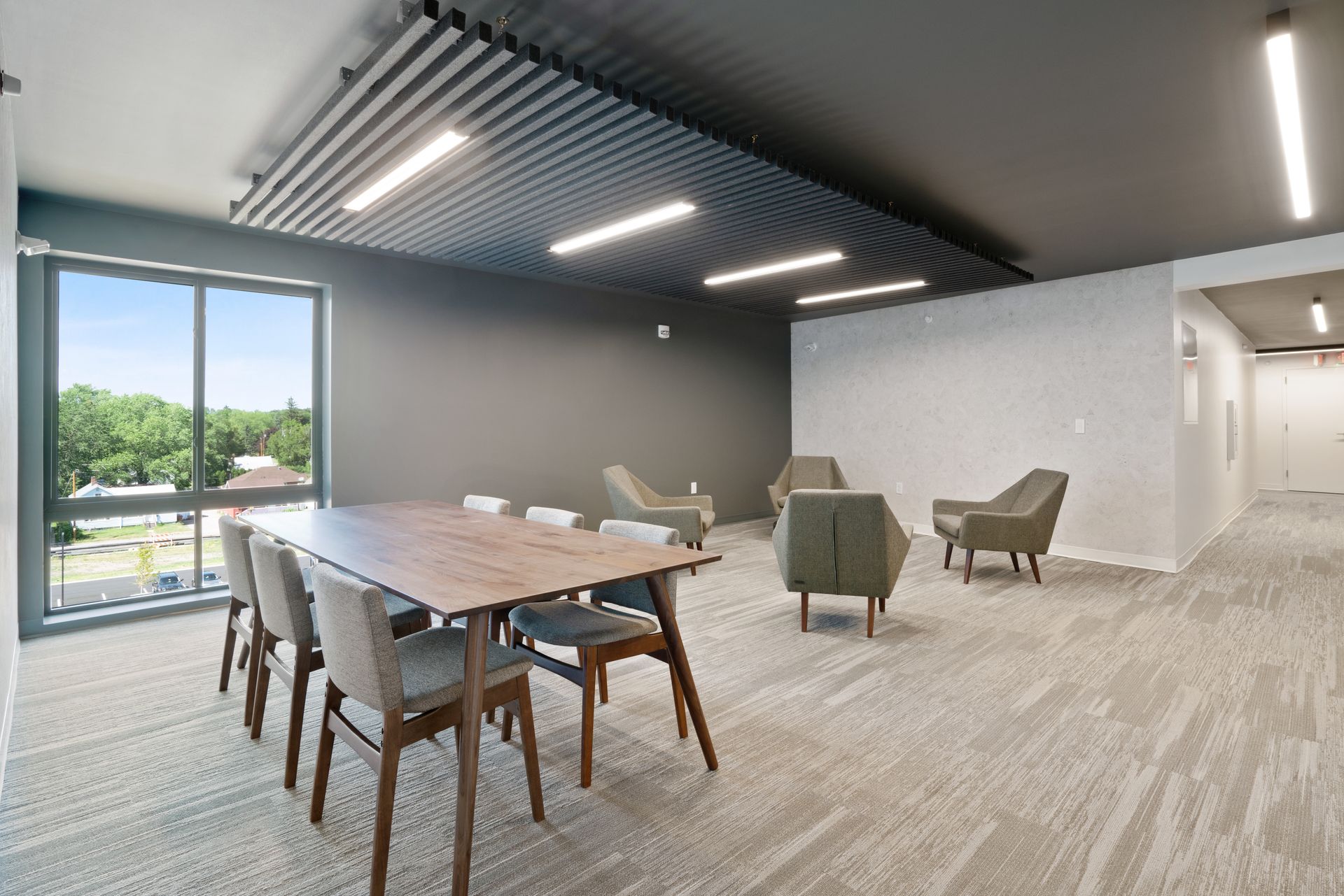 Modern apartment lobby in Stevens Point