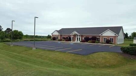 Commercial Asphalt Repair Project  — Business Parking Lot Completed Repair in Syracuse, NY