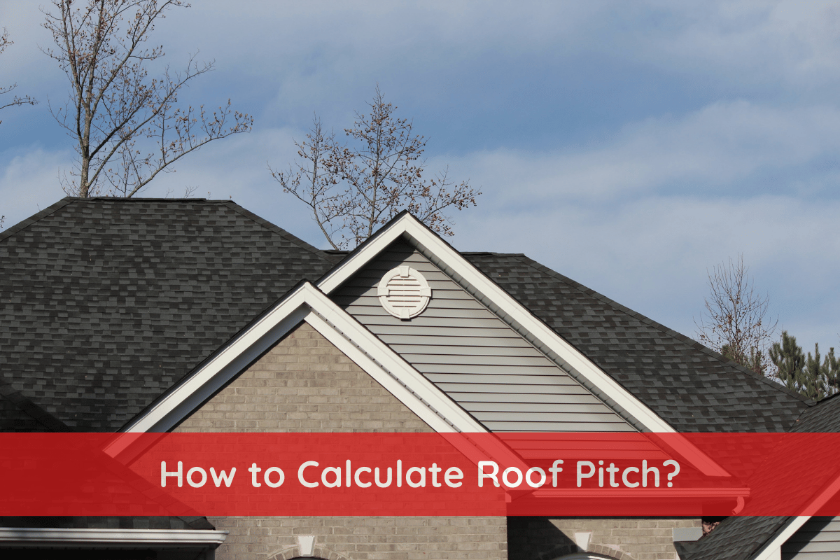 how to calculate roof pitch