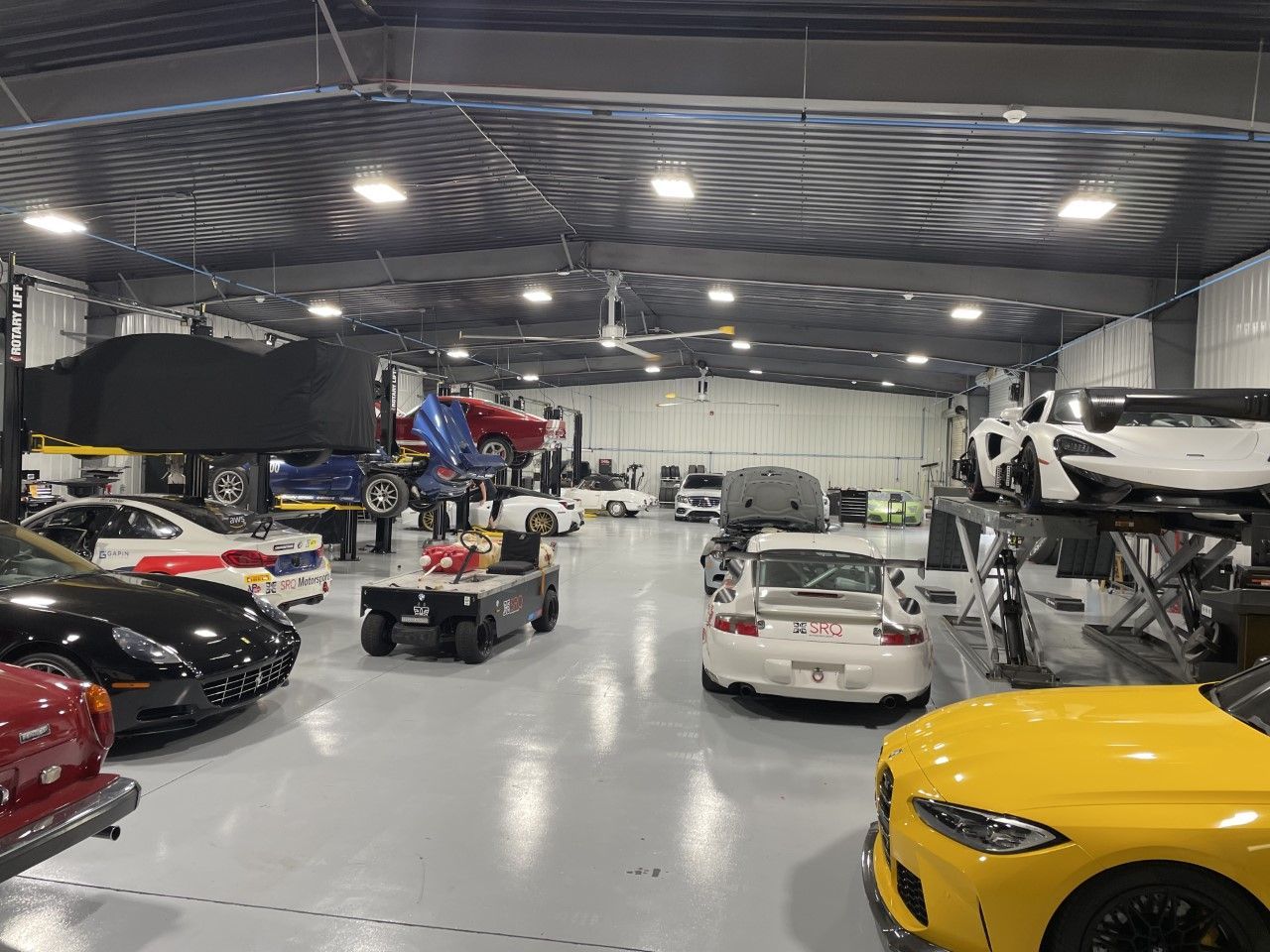 Garage of SRQ Motorsports