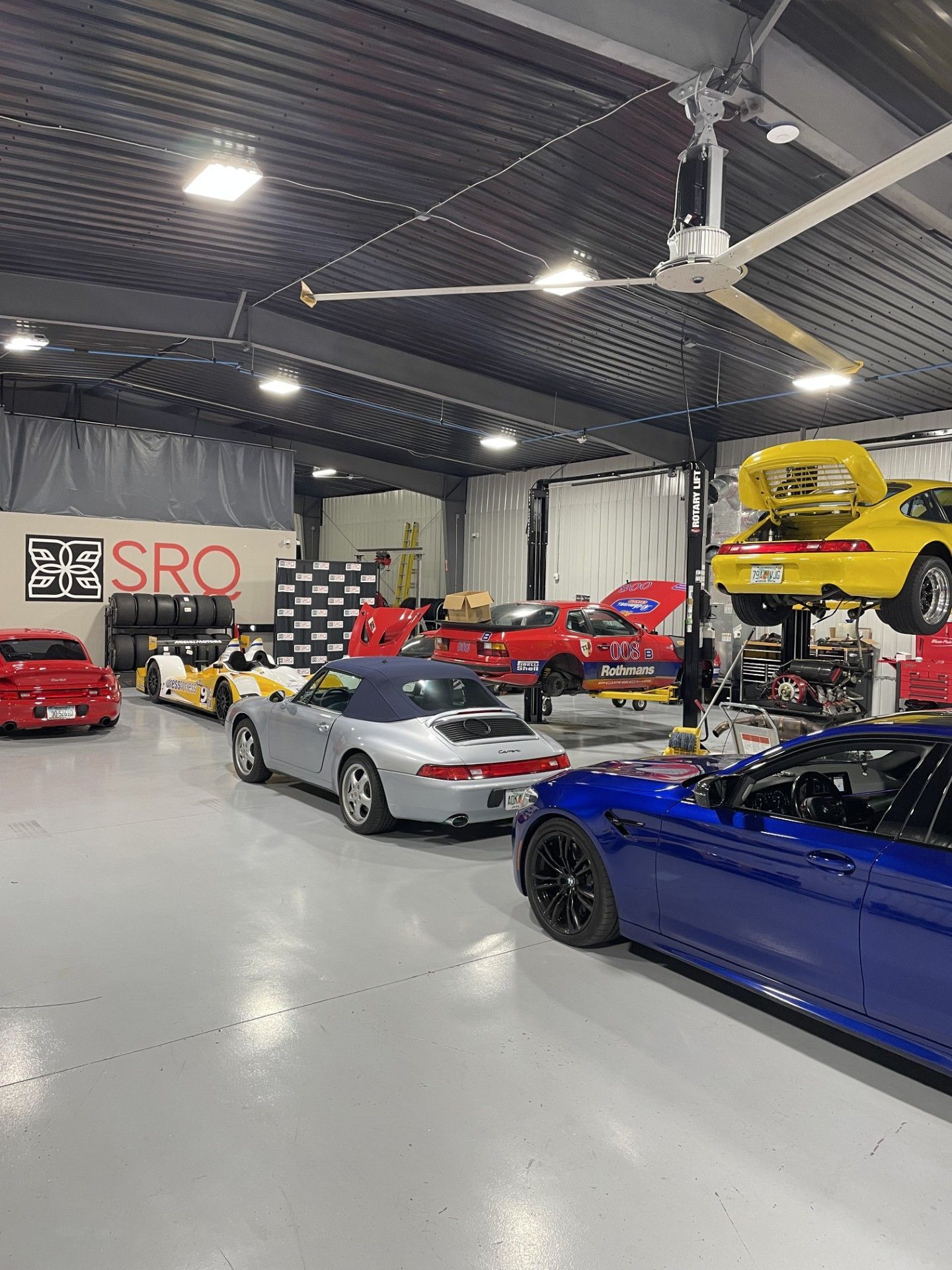 Several Sports Vehicles in SRQ Motorsports in Sarasota, FL