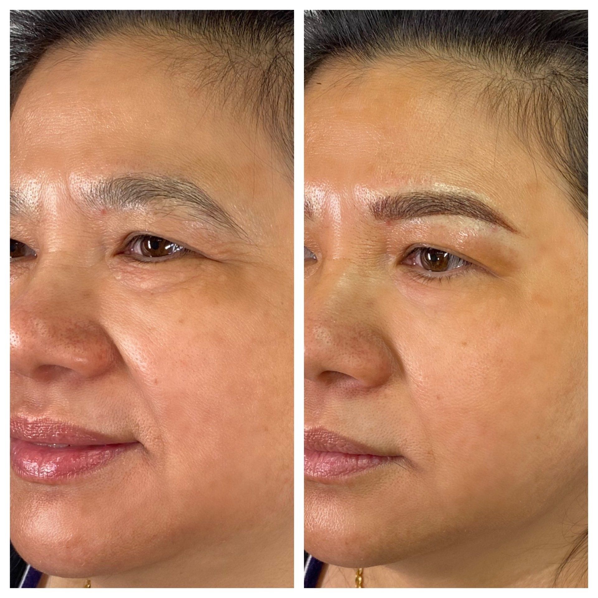 Eyebrow tattooing by Victoria at Iconic Beauty Miami