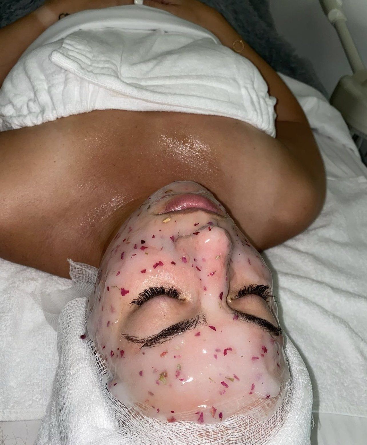 Face mask treatment by Victoria at Iconic Beauty Miami