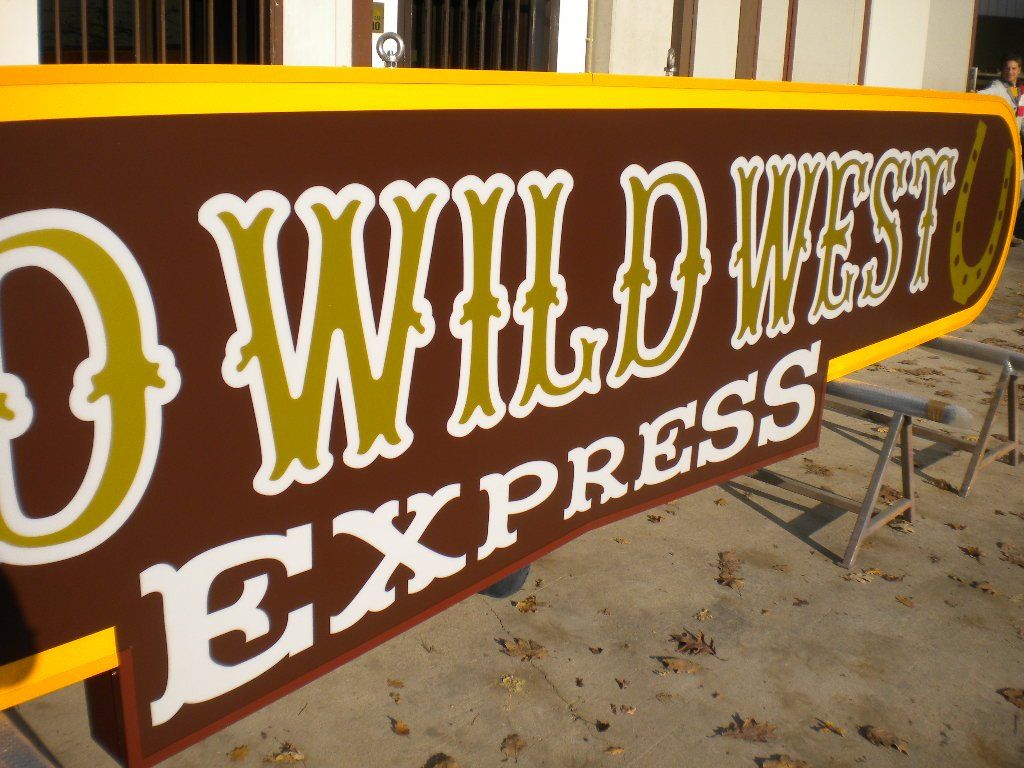 dettaglio cartellone old wild west express