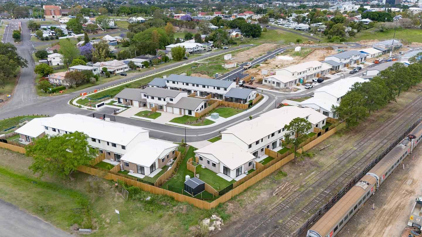 An Aerial View of a Residential Area — JIC Projects Pty Ltd in Runaway Bay, QLD