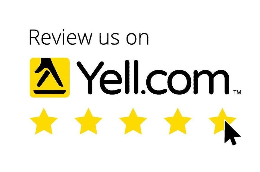 review us on Yell logo