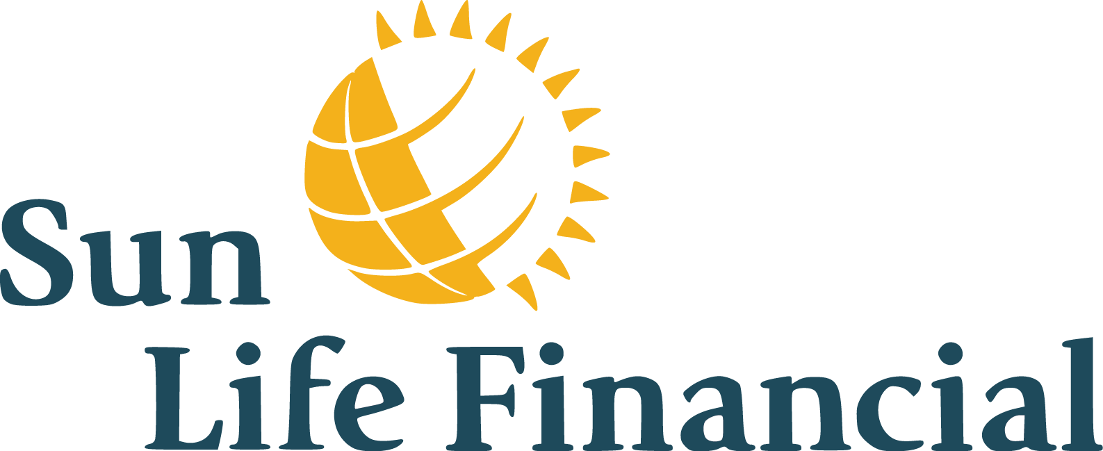 Sun Life Financial logo with a globe and sun graphic.