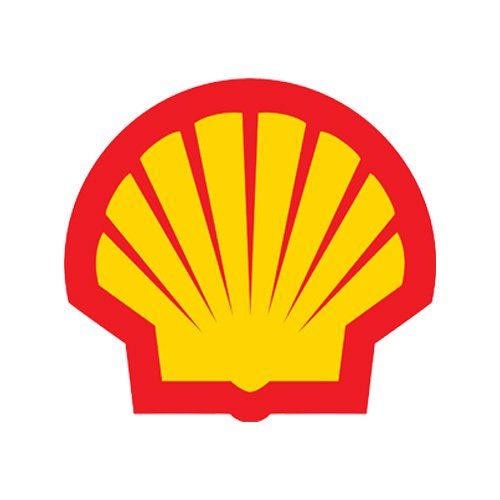 The shell logo is yellow and red on a white background.