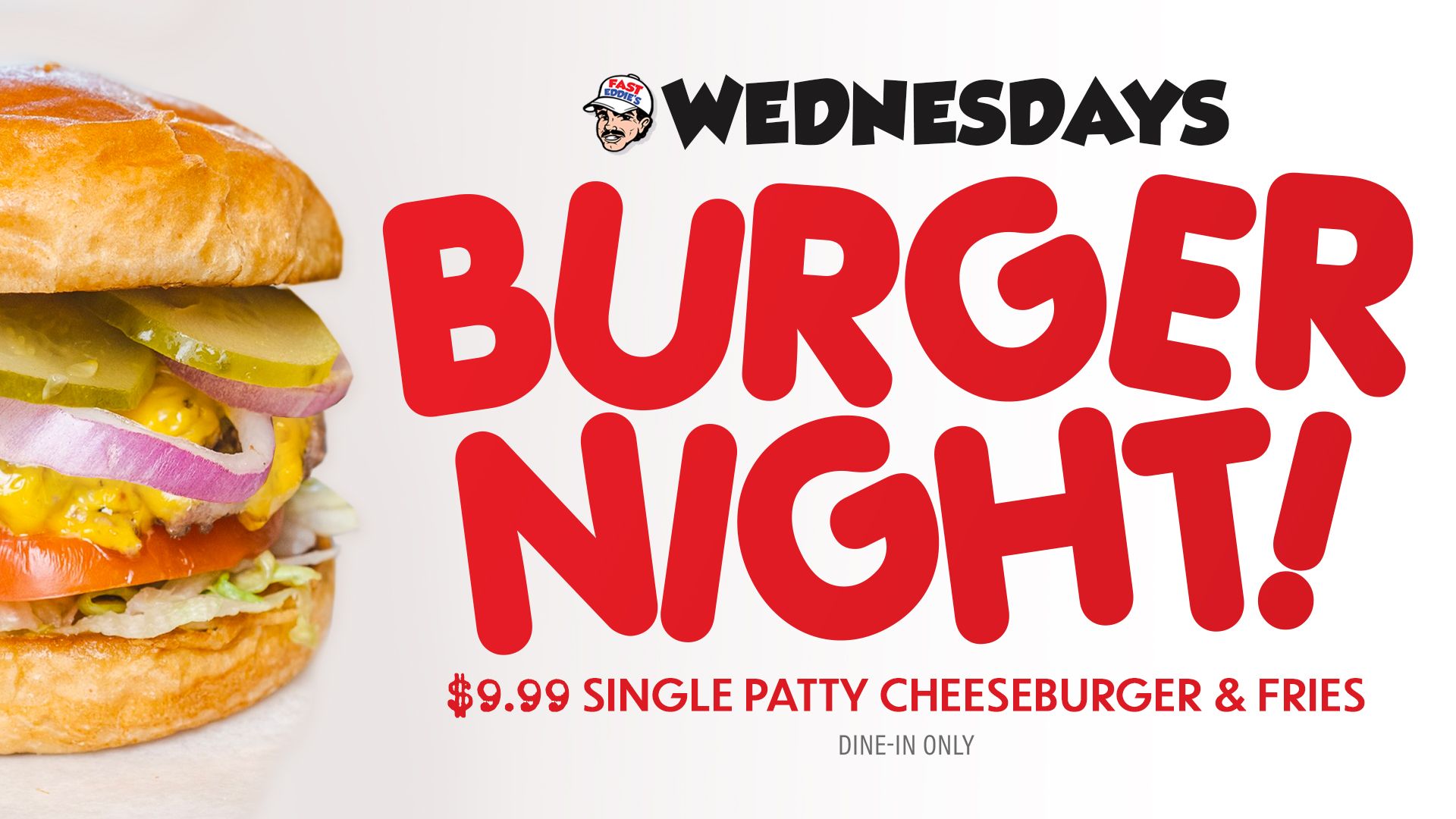 Wednesdays - Burger Night at Cameo Pizza Port Clinton, Ohio