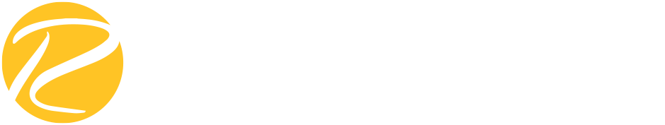 Rockbrook logo, with stylized icon (R in circle) 