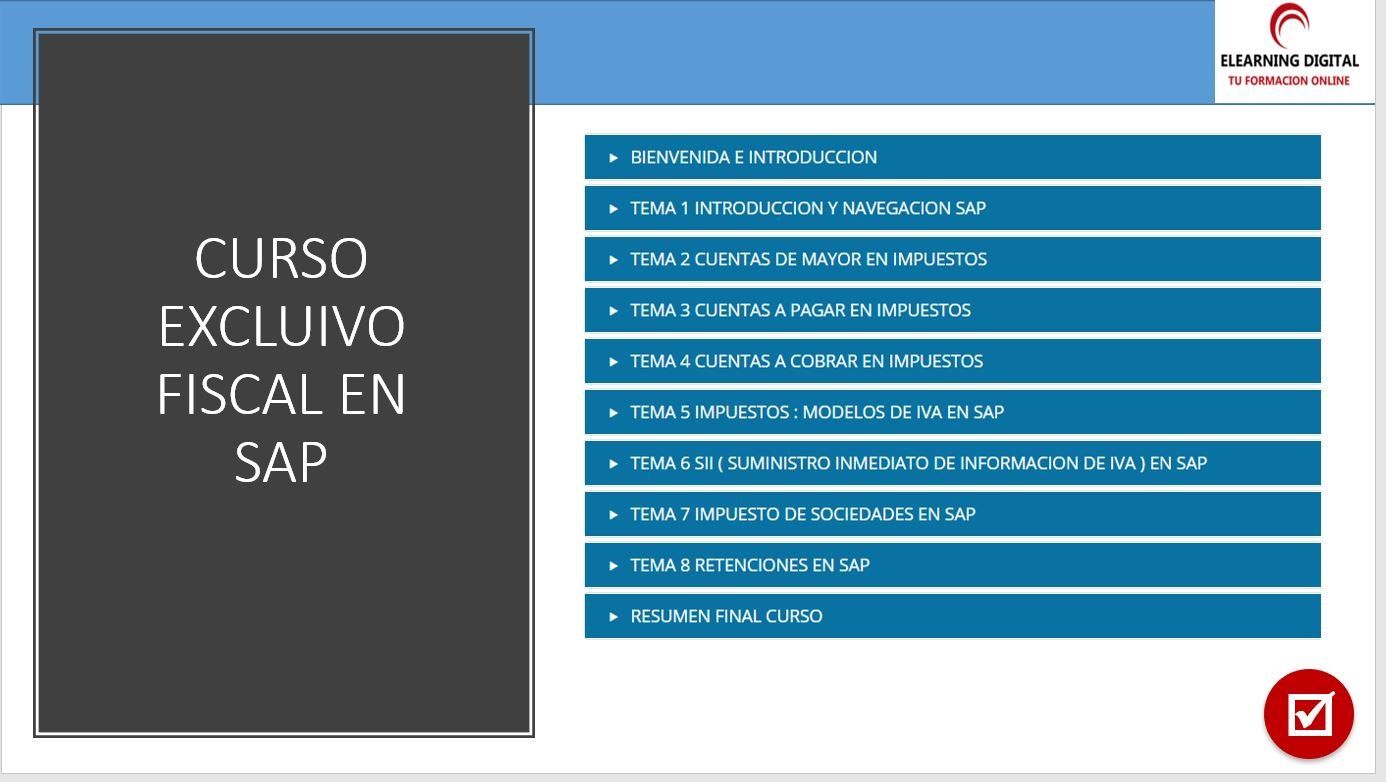 CURSO SAP SII-CURSO SAP IMPUESTOS