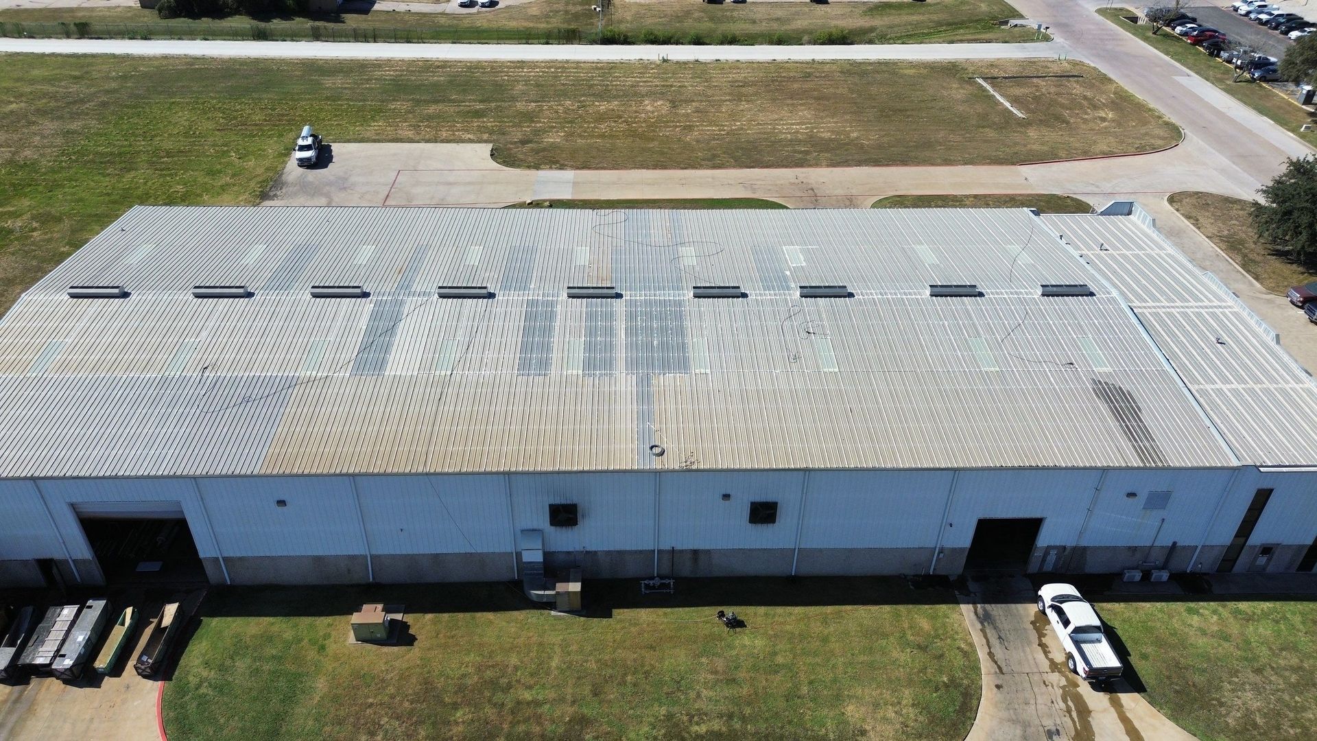 Silicone roof restoration service in Mansfield, TX