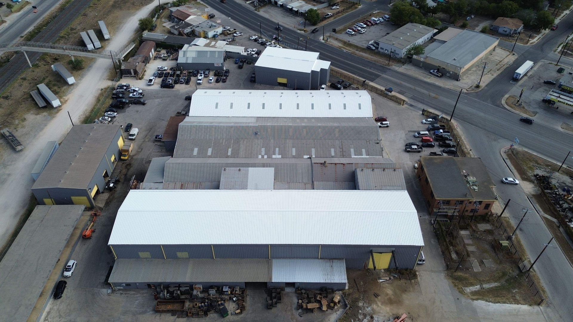 San Antonio silicone roof restoration project