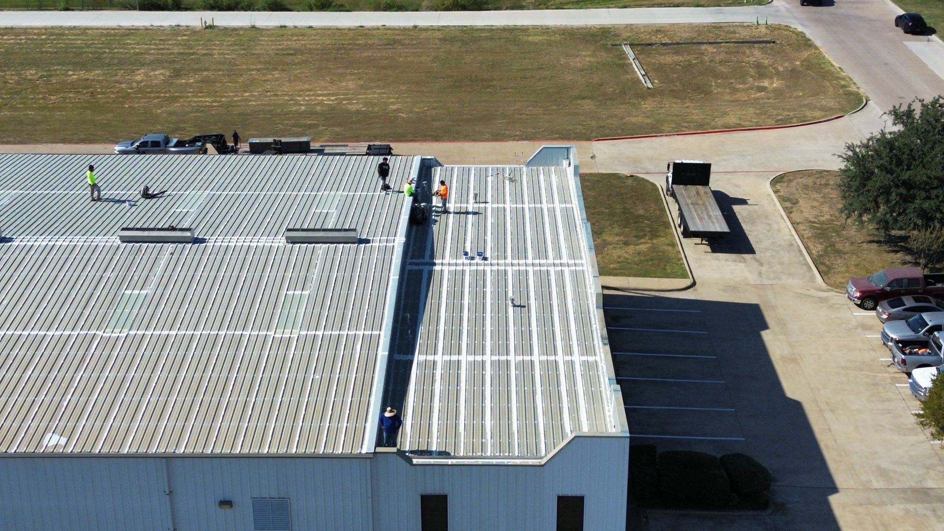 UV-resistant silicone roof finish in Mansfield, Texas