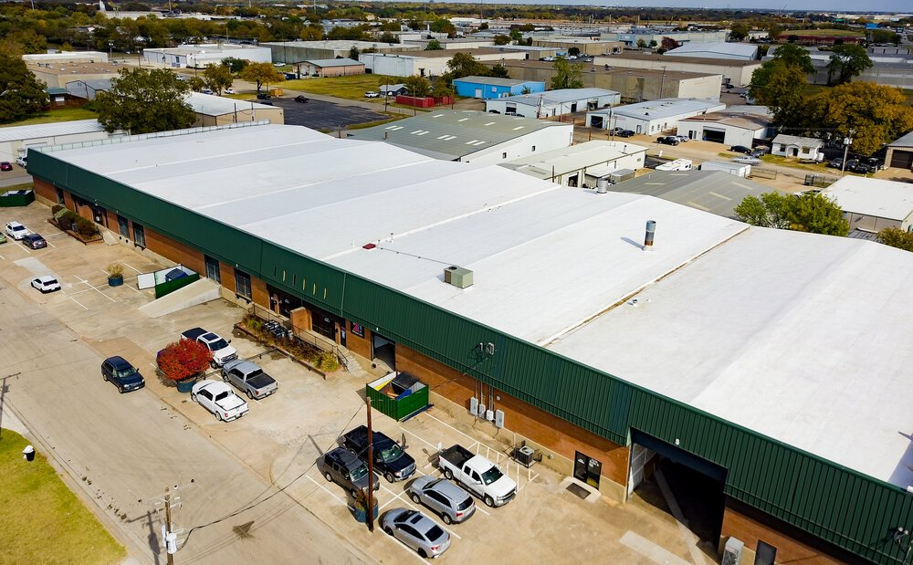 Restored roof with silicone coating in San Antonio