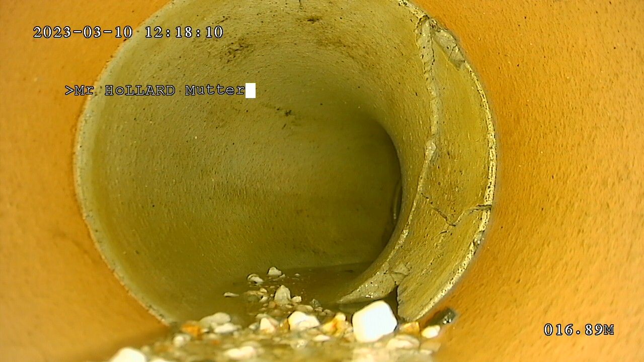 A close-up of a drain before pipe relining by Steyn's Plumbing in Lynnwood, Pretoria.