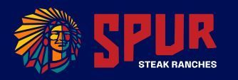 A logo for Spur Steak Ranches, another satisfied Steyn's Plumbing customer.