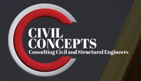 A logo for civil concepts consulting civil and structural engineers